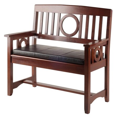 Doba-Bnt Renaissance Key Hole Back Chairs Set, Walnut, 2PK SA602408